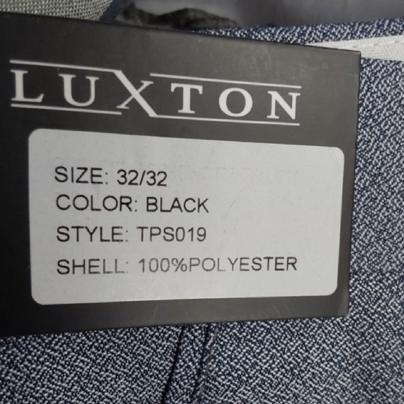 Luxton Mens Black and Gray Dress Shorts Preppy Business Office Sz.32 - Picture 6 of 8